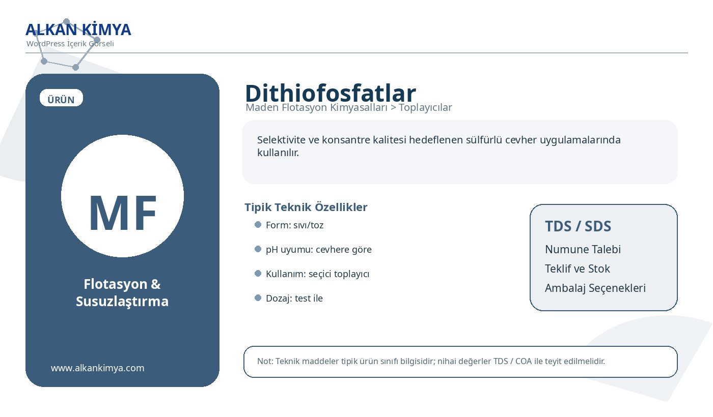 ALKAN Kimya Dithiofosfatlar görseli