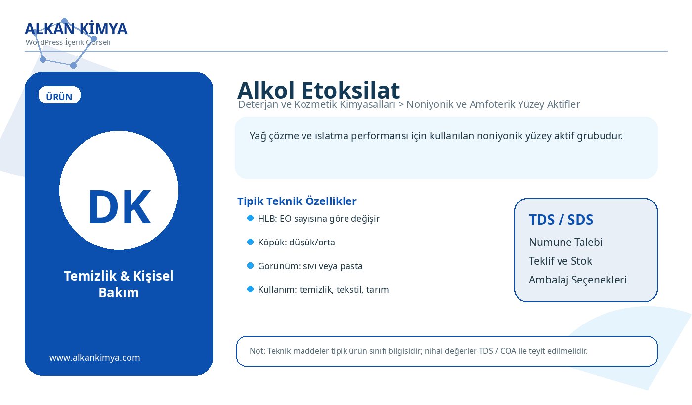 Alkol Etoksilat