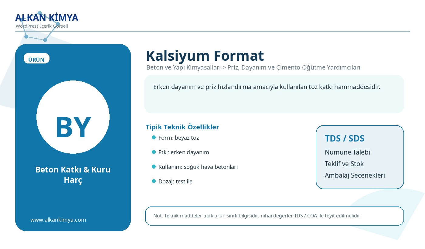 Kalsiyum Format