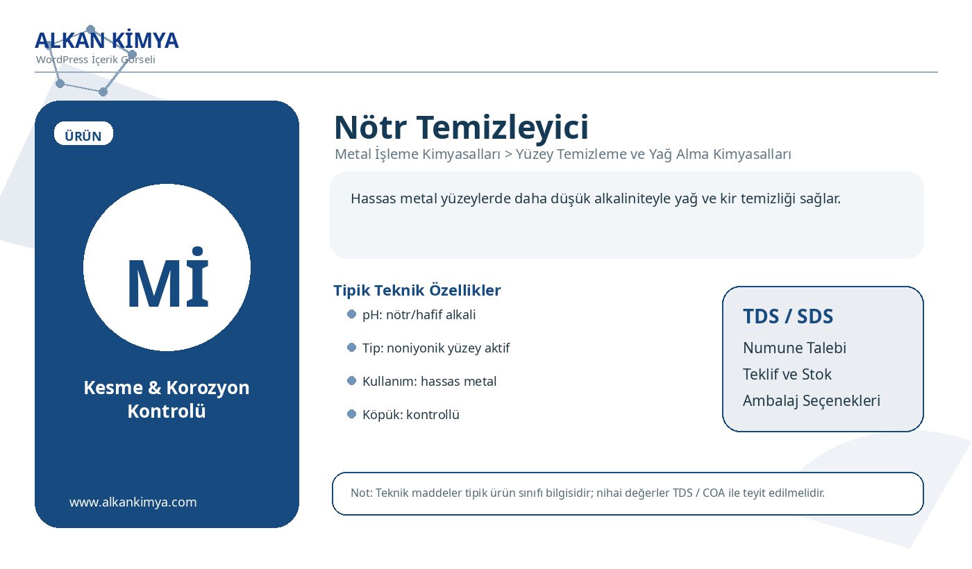 Nötr Temizleyici