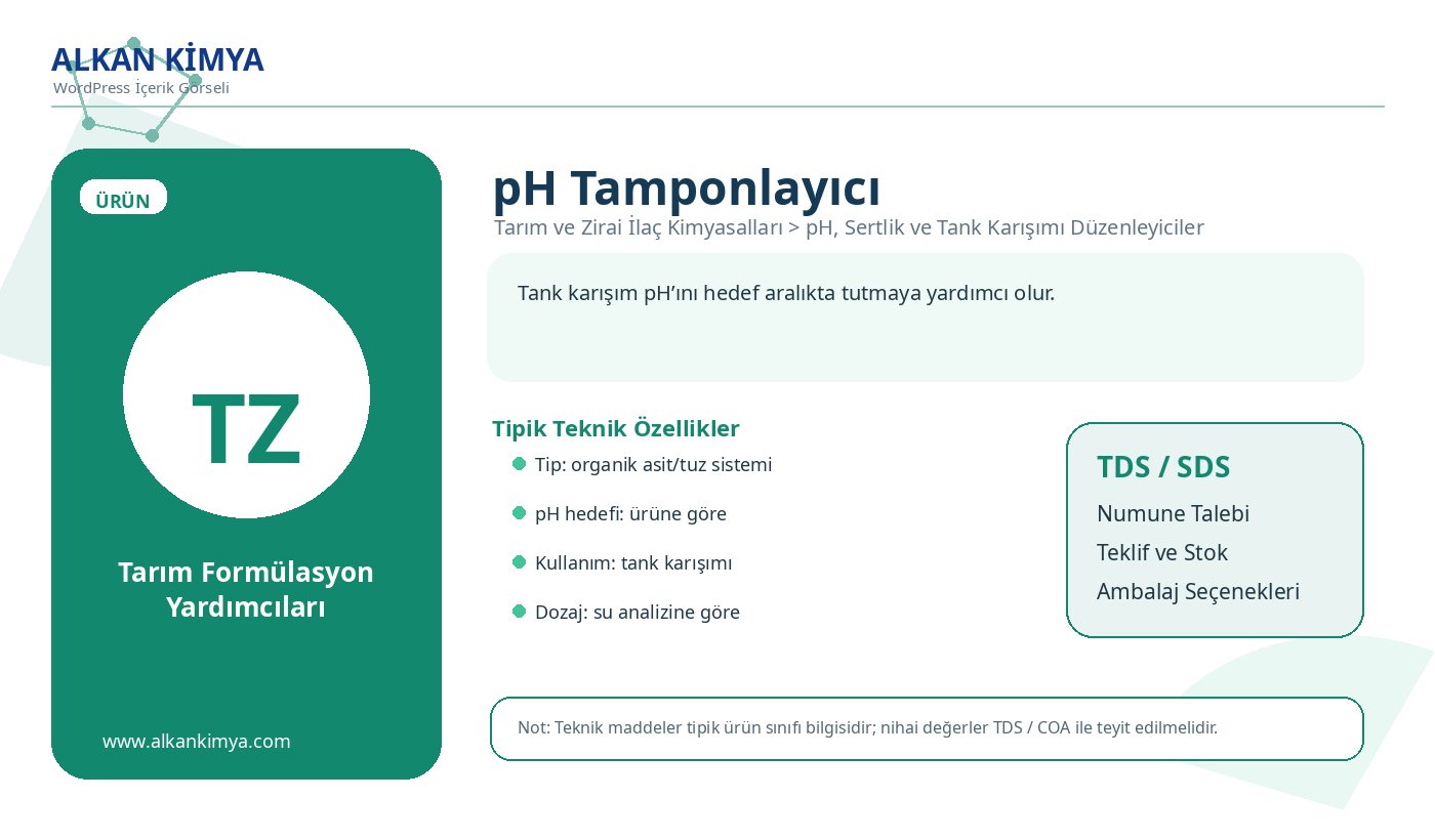 pH Tamponlayıcı