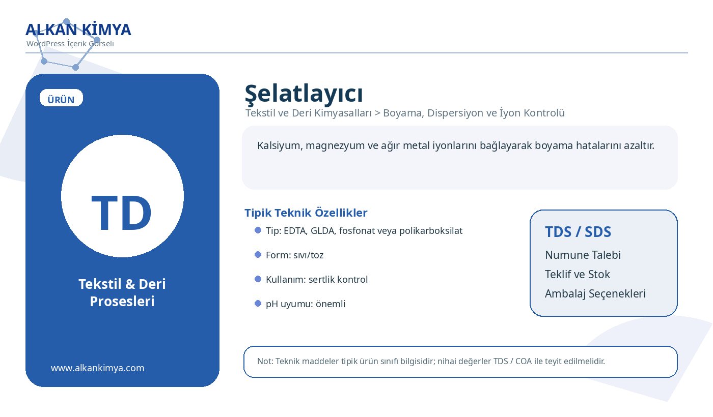 Şelatlayıcı