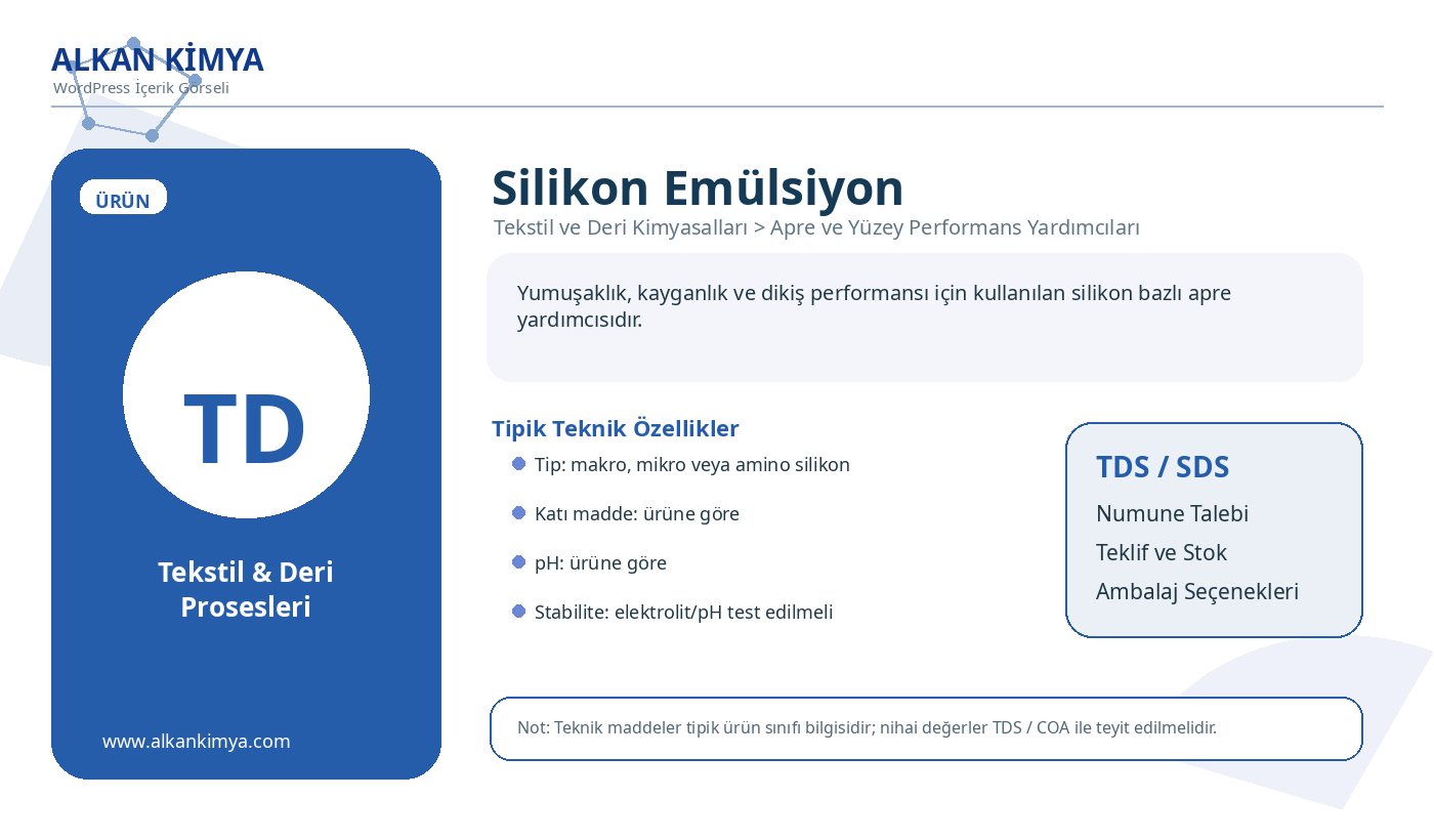 Silikon Emülsiyon